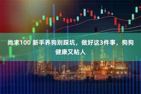 尚求100 新手养狗别踩坑，做好这3件事，狗狗健康又粘人